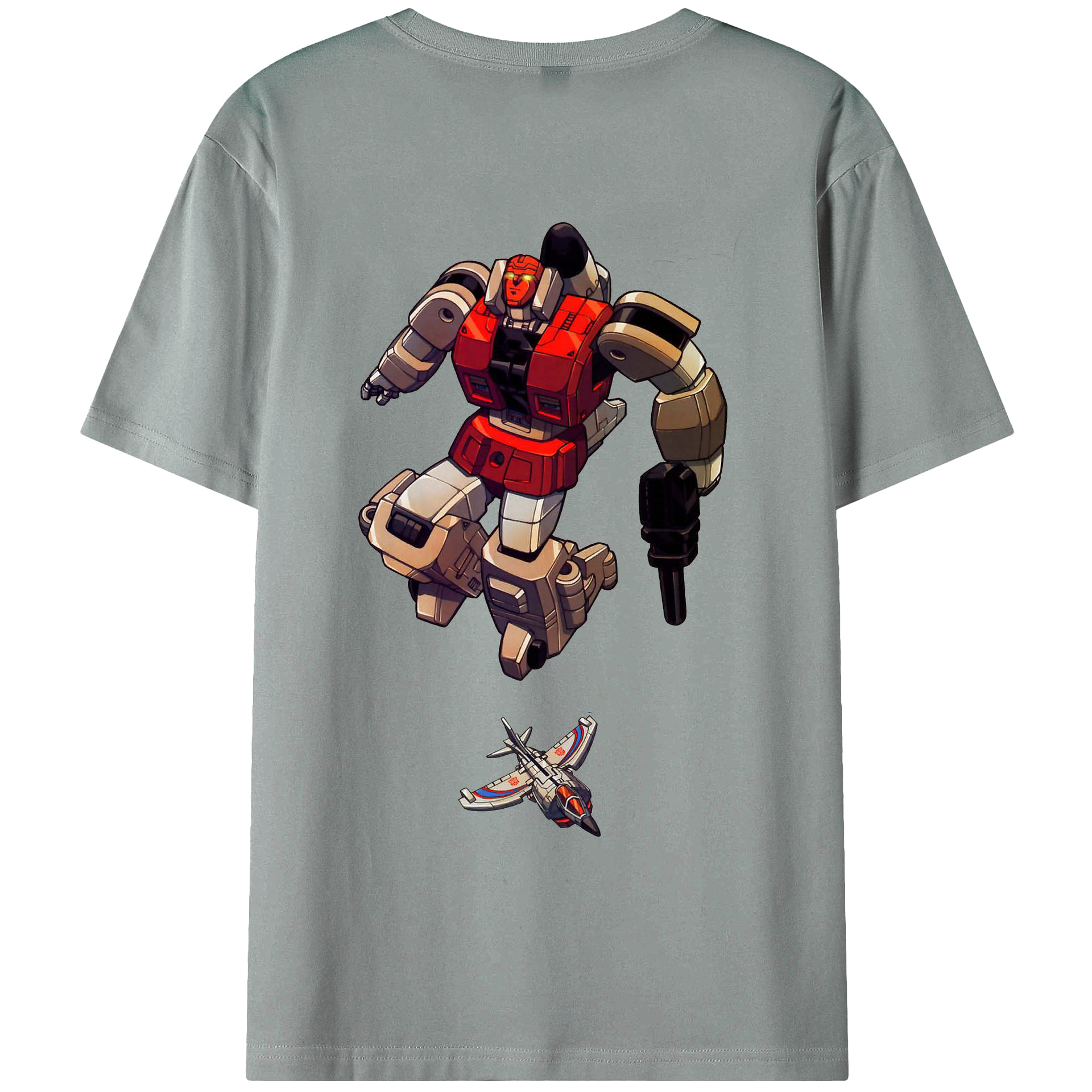 （画像用）  綿100％ メンズ半袖Tシャツ（バックプリント） 通気性